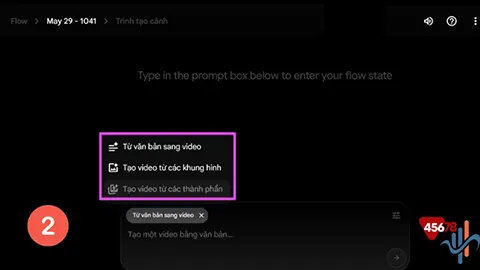 Chọn mục Text-to-Video