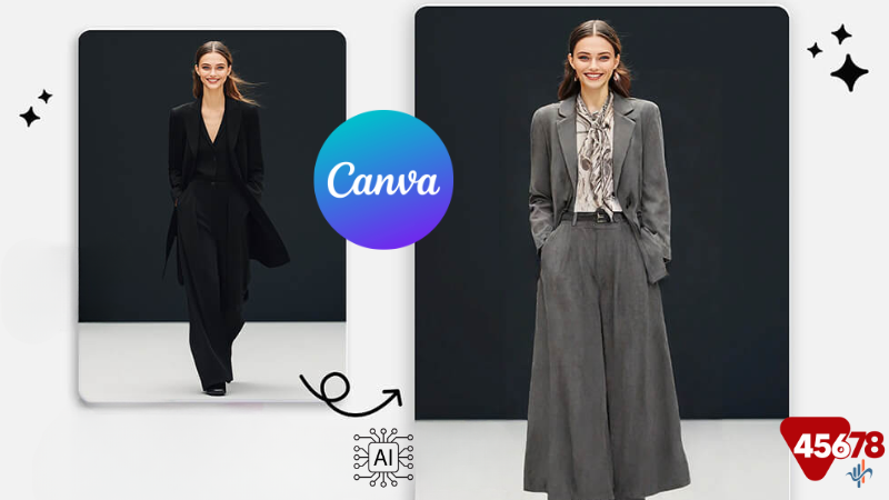 Cách Thay Đổi Quần Áo Trong Ảnh Bằng Canva AI